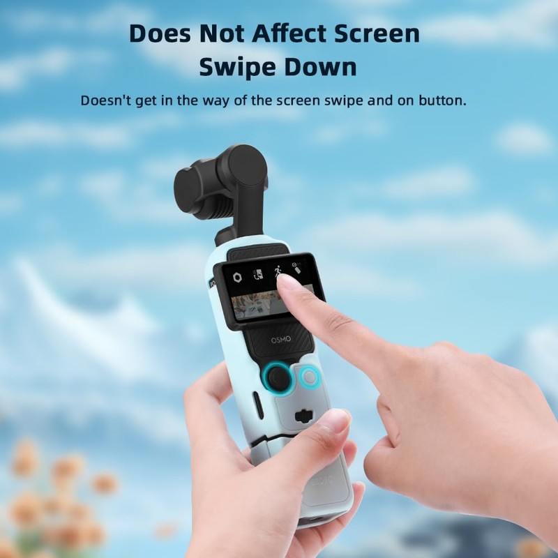 CAPART Silicone Protective Sleeve for DJI OSMO Pocket 3, Scratch-Proof