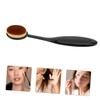 Healvian 2Pcs Flat Top Foundation Brush Set Durable Makeup Brushes