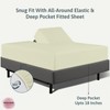 MyGiza Sheets 4 Pcs Top Split King Sheet Sets for