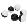 6PCS Golf Balls Synthetic Rubber Resin Putting Practice Ball for