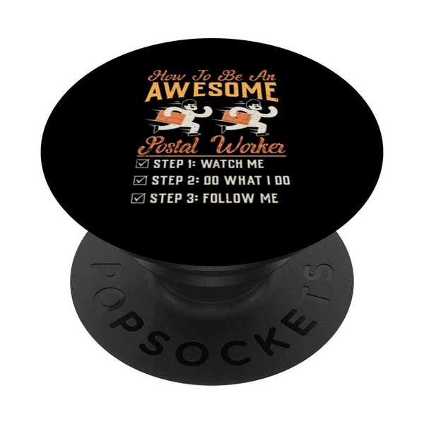 Mailman Postal Worker Office Us Postal Service PopSockets Standard PopGrip