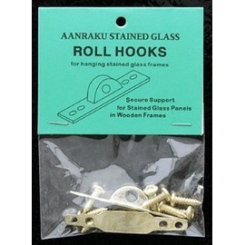 Aanraku Roll Hooks for Hanging Stained Glass