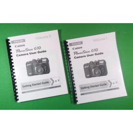 Unbranded/Generic Owners Manual for Canon G10 Power Shot Full Camera 305 Pages W/Clear Covers