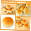 ibasenice 5pcs Simulated Bread Model Fake Food Baguette Pretzel Artificial