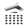 Matte Silver Interior Door Handle Repair Kit Inner Front Driver