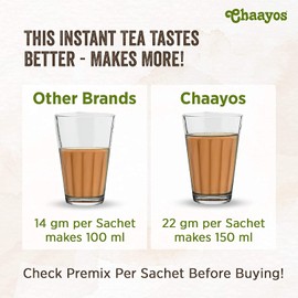 Chaayos Instant Adrak Elaichi Premix - 15 Sachets, 180g