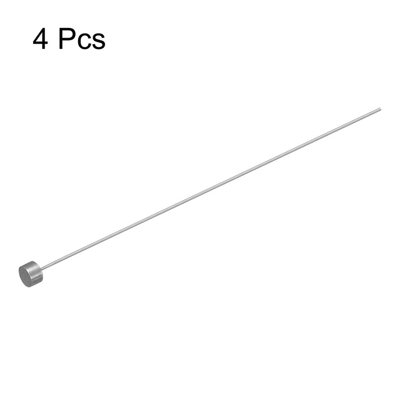 sourcing map Straight Ejector Pins, 1mm(0.04") Dia. 65Mn Steel Round
