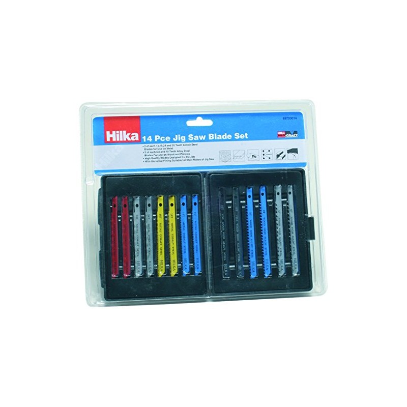 14 PC Jigsaw Blade Set