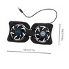 Gatuida Portable Foldable Laptop Cooler with Fans USB Cooling Pad