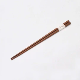Ishida 60207-5 Miyao Beige Chopsticks and Chopsticks Rest Gift Set with Anti-Slip