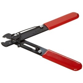 Xcelite 101SV Wire Stripper and Cutter, 8 AWG Stripping Range, 5" Length, Self Opening Cushion Grip Handle, Carded