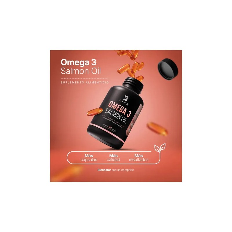 Omega Salmón Cápsulas Epa Dha Salmon Oil Life