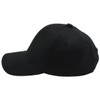 Gorra de béisbol para bebé, 100% resistente, de poliéster, Negro,