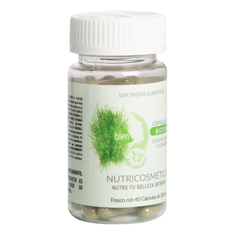 Blen Cápsulas De Biotina 60 Cápsulas Con Colágeno