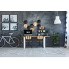 Securit Hexagon Shaped Wall Mounted Cork Board & Chalk Board