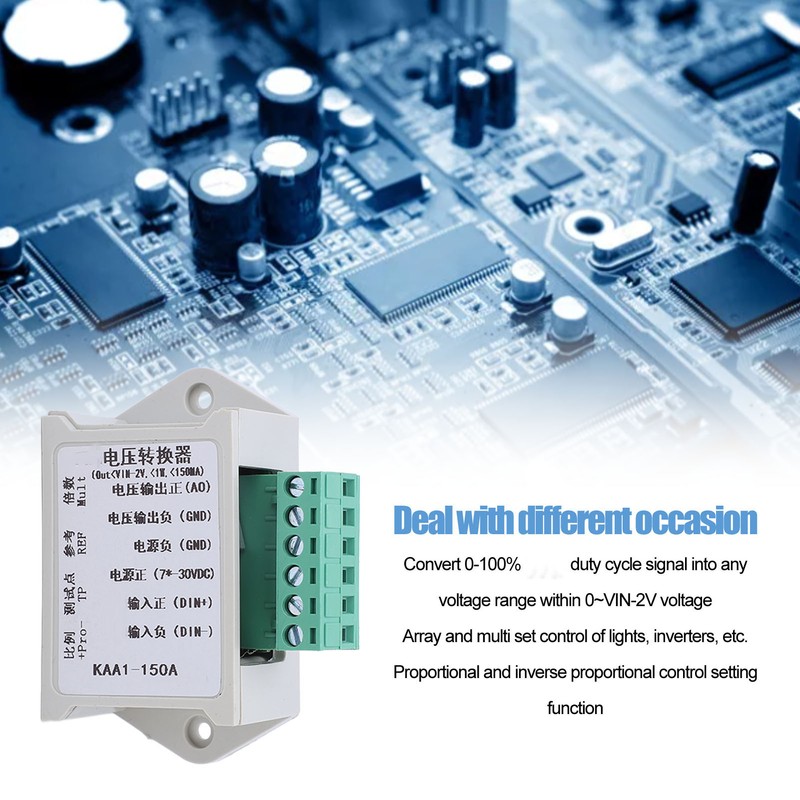 PWM Signal Converter Module Digital to Analog Conversion Voltage Adapter