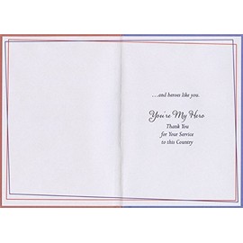 America Built on Courage: Military / Soldier - Designer Greetings Thank You Card