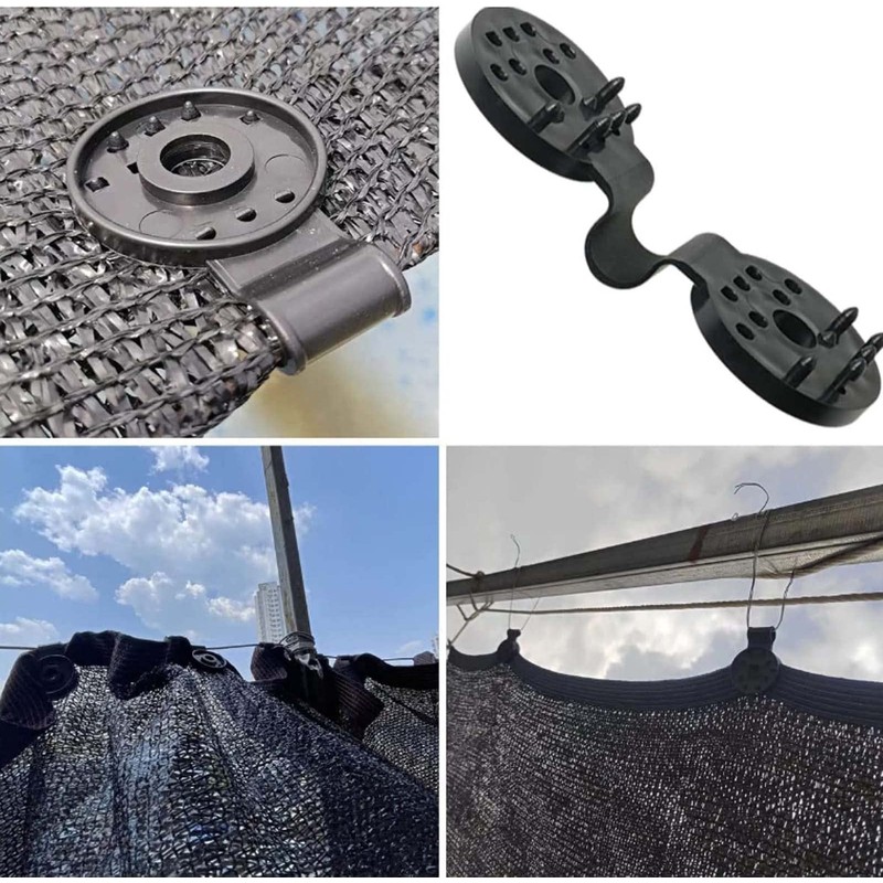Sunshade Net Clips 30 Pack Durable Lock Grip Fixing Shade