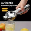 Manual Citrus Juicer, Stainless Steel Lemon Squeezer, Heavy Duty Hand