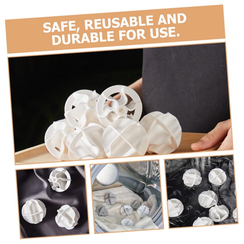 Ipetboom 4pcs Laundry Balls Winding Washer Balls for Clothes Cleaning
