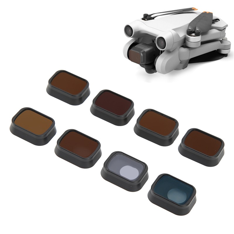 8Pcs Drone Camera Lens Filter Aluminum Alloy CPL ND8 ND16