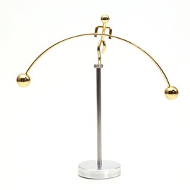 ThinkTop Weightlifter Kinetic Art Balance Steel Balance Physics Eduecational Decoration for Home Office Desk (Gold)