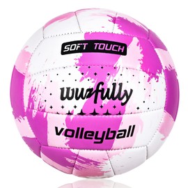 Wuzfully Volleyball Children's Soft Touch Lightweight Beach Volleyball for Indoor Outdoor Indoor Outdoor Beach Ball Size 5