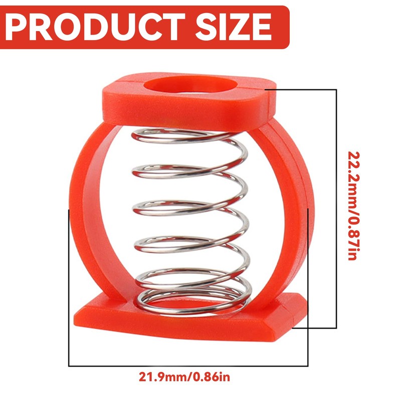 2Pcs Small Folding Stem C Clamp Convenient C Buckle Springs