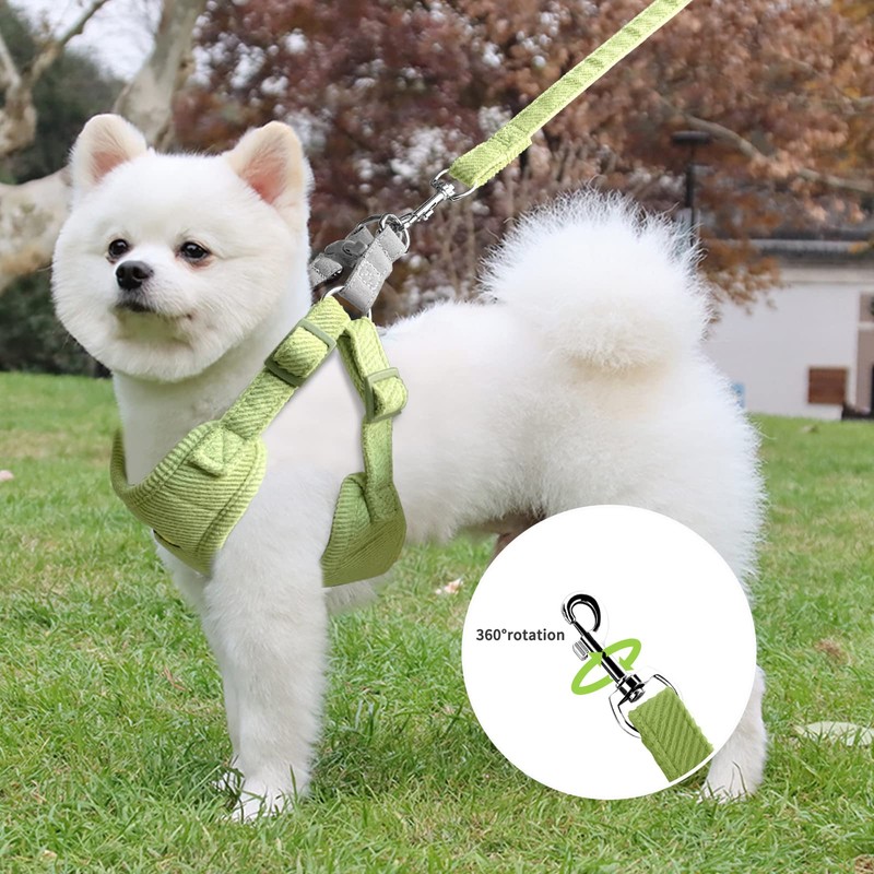 TRUEIN Puppy Harness for Small Dogs, Adjustable, No Pull, Reflective,