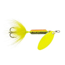 Yakima Bait Wordens Original Rooster Tail Spinner Lure, Glitter Fire Tiger, 1/6-Ounce