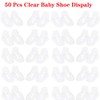 Ostlttyn 50Pcs Clear Plastic Baby Feet Display Inserts, Baby Booties