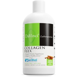 DAVINCI Labs - Collagen Flex - A Liquid Dietary Supplement to Support Healthy Joints - Mint Chocolate - Gluten Free, Soy Free - 7.6 fl oz