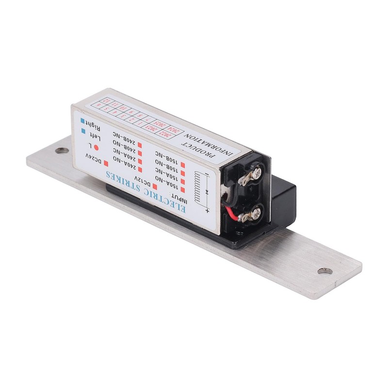 Heavy Duty Electric Door Strike Lock, 12V NC Mode Fail