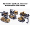 1/64 Mini Alloy Truck Engineering RC Car Toys Model Set