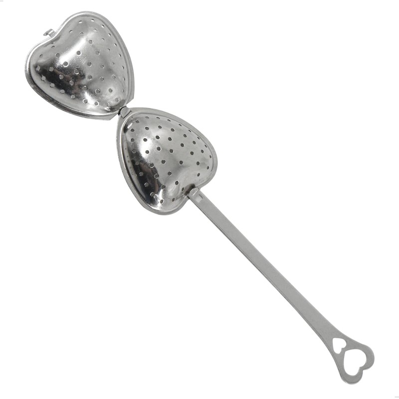Stainless Steel Tea Strainer Stainless Steel - Heart-Shaped Tea Strainer