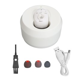 Elderly Digital Sound Aids Rechargeable Mini Silicone Earplug Noise Cancelling Sound Amplifier