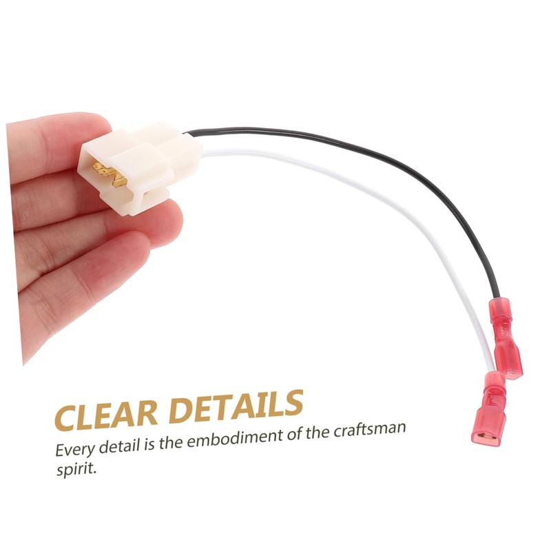 Zerodeko 1Pair Speaker Wire Harness Adapter Plug Car Accessory for
