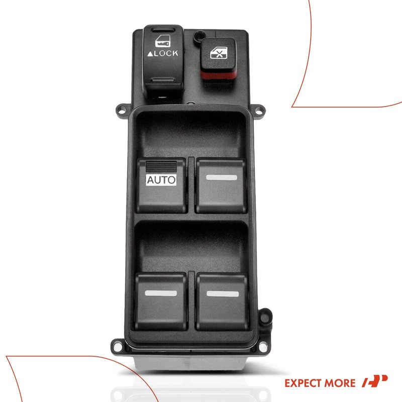 A-Premium Driver Side Master Power Window Switch Replacement for Honda