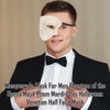 Luxury Mask Phantom Of The Opera One Eyed Masquerade Mask,One
