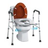 Deewow Raised Toilet Seat with Handles