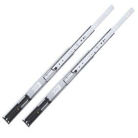 Rok Hardware 28" Drawer Slides Full Extension Soft Close Ball Bearing 100 Lbs Capacity (5 Pairs)