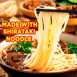Keto Noodles Low Calorie Noodle (6 Packs) Healthy Keto Ramen Noodle Low Carb Gluten Free (5.3 Oz/Pack) Shirataki Noodles makes healthy meals