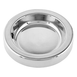 Trinity Church Supply Communion Tray Center Bread Plate Silver Finish Catholic Utensils Serving Trays for Church Service, 4.75 Inch Daimeter