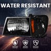 Spec-D Tuning Black Housing Clear Lens Headlights + Corner Lights