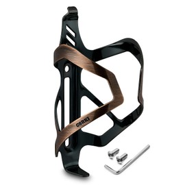 Corki Cycles Heavy Duty Bike Water Bottle Holder, Lightweight Aluminum Cage Shockproof Design for Road Mountain Gravel Bikes, Holds 18-30 oz, 1-Pack Vintage Copper