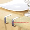 Quikhome 8pcs Stainless Steel Table Cover Clamps Holder for Wedding