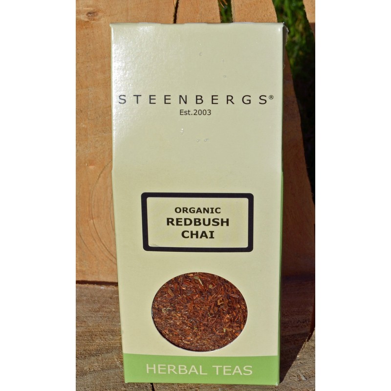Steenbergs Organic Redbush Chai 90g, loose leaf