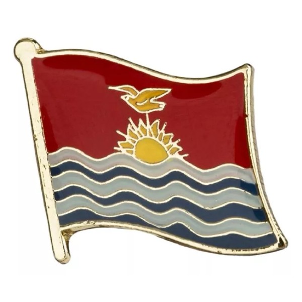 PatchesOhoul Kiribati Flag Lapel Pin - 5/8" x 5/8"