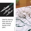 HEALLILY 3 Pcs 3pcs Adjustable Straight Ballpoint Pen for Technical