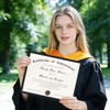 Fisnish 8.5x11 Picture Frame 20 Pack, Black Certificate Diploma Document